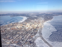 A frozen Madison Wisconsin 