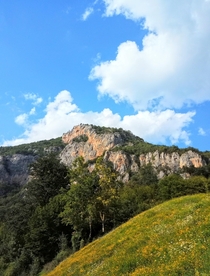 A hill near monastery Kumanica Serbia 