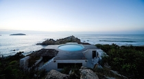 A House On A Cliff By Gabriel Orozco And Tatiana Bilbao in Roca Blanca Mexico 