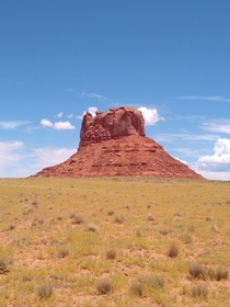A Lone Mesa in Navajo Nation Arizona 