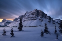 A long exposure at first light - Canadian Rockies Alberta Canada  seanhphotography