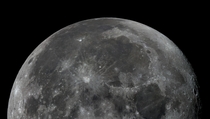 A moon mosaic built from  individual images capture on the st of October 