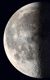 A more natural look of my most detailed Moon mosaic Ive made so far