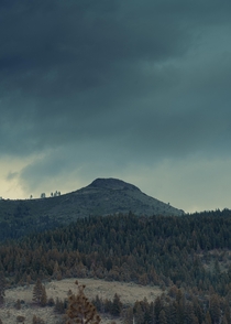 A mountain in Plumas National Forest taken from a regular hiking spot of mine 
