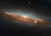 A Nearly Sideways Spiral Galaxy