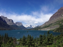 A nice day at St Marys Lake Glacier National Park 