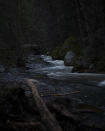 A night at the creek Sierra National Forest CA 