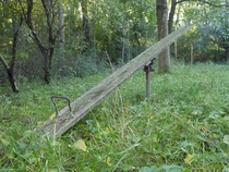 A old teeter totter 