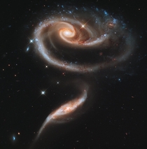 A pair of interacting galaxies called Arp 