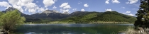 A panorama of lake Doxa Peloponesse Greece 