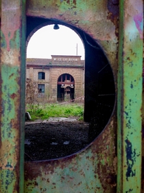 A peep into the abandoned slaughterhouse of Ravenna Italy Feb 