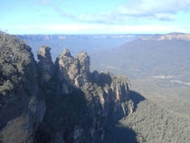 A picture i took of the Three sisters Blue mountains Australia 