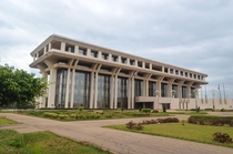 A rare example of beautiful brutalism The Flix Houphout-Boigny Peace Research Foundation Yamoussoukro Cte dIvoire 
