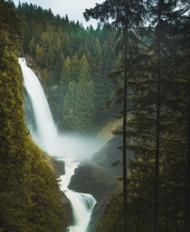 A Rivendell type of feeling at Wallace Falls in Washington 