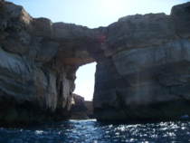 A sea arch in Malta 