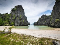 A secluded beach in Palawan the Phillipines  Photographed by Daniel Frauchiger