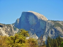 A slab of granite called Half Dome 