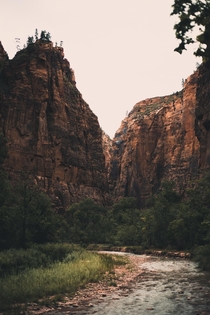A slightly less mainstream view of Zion National Park Utah 