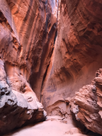 A slot canyon in Grand Staircase-Escalante National Monument Utah 