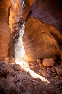 A slot canyon in Southern Utah 