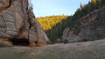 A small cave just a few miles outside of Flagstaff Arizona 