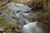A smooth stream in Coldstream Ontario Canada 