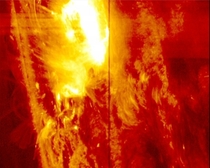 A solar flare witnessed by NASAs IRIS the strongest seen since it launched in the summer of  