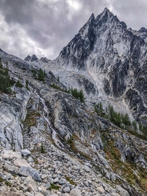 A steep approach to the Enchantments of Washington 