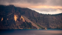 A Storm Brewing - An evening at Crater Lake OR 