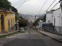 A street in Santa Teresa in Rio De Janeiro Brazil 