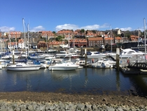 A sunny day at Whitby Harbour 