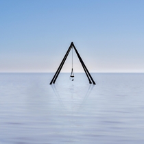 A swing in the middle of a toxic lake Salton Sea