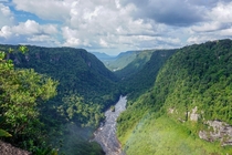 A valley in Kaieteur National Park Guyana 