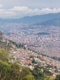 A view of Medelln Colombia from the Metro Cable