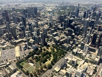 A view of Melbourne from the sky on a private flight a friend took me on Such a gorgeous city 