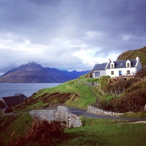 A view of the Black Cullin from Elgol - Isle of Skye Scotland UK 