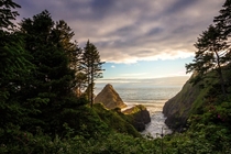 A view of the Pacific Coast near Florence Oregon by Tucapel 