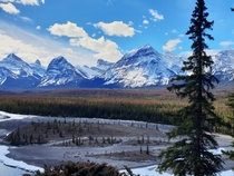 A viewpoint alongside the Icefields Parkway Alberta x 
