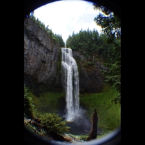 A waterfall in Oregon 