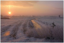 A wintermorning in Belgium