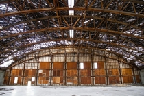 Abandoned Aircraft Hangar Nevada 