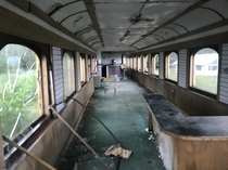 Abandoned Alaskan train car