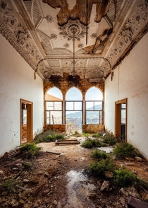 Abandoned apartment in Beirut Lebanon