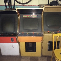 Abandoned arcade games