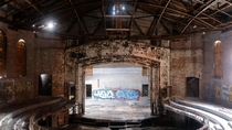 Abandoned auditorium