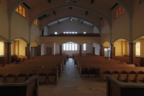 Abandoned Baptist church in Ontario Canada 