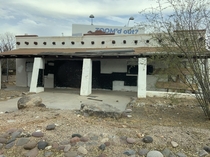 Abandoned barber shop in Tucson Arizona