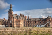 Abandoned Barnes Hospital in Cheadle Greater Manchester England   
