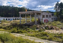 Abandoned Barracks Area outside Mokre Czechia 