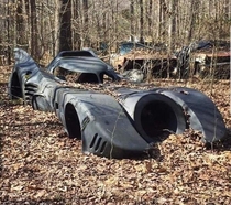 Abandoned batmobile X post from rBatman